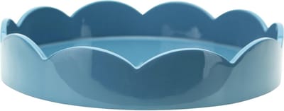 Addison Ross - Dienblad Chambray Sint-jakobsschelp rond 20cm - Serveerplateaus