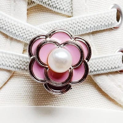 Nieuw 1 Stuks Meisjes Roze Veterschoen Charm Gesp Schoen Veters Charms voor Sneakers Decoraties Mode DIY Schoen Veters Accessoires