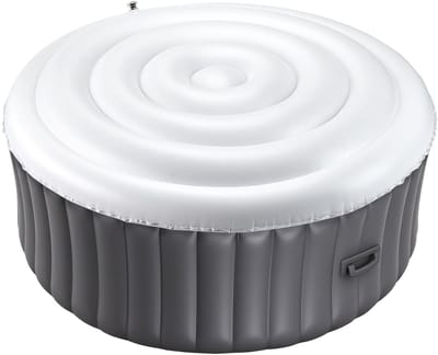 Opblaasbare spa hoes - Rond 165cm, PVC, thermisch, wit