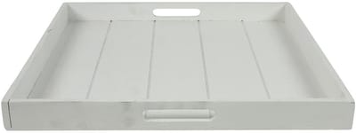 Countryfield dienblad speelgoed vierkant Claudina 50cm wit karton.