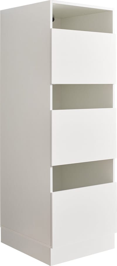 Interiax WASHWALL 'Mary' Wasmachine Wasmandkast Wit - Wassorteerkast - 162x50x67.5 cm