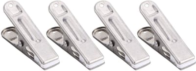 Dailygoods- Kledingklemmen Roestvrij staal - Sterke Klemkracht - Houten/Kunststof Wasknijpers - Kledingclips - Organisatiehulp - Duurzaam en Lichtgewicht
