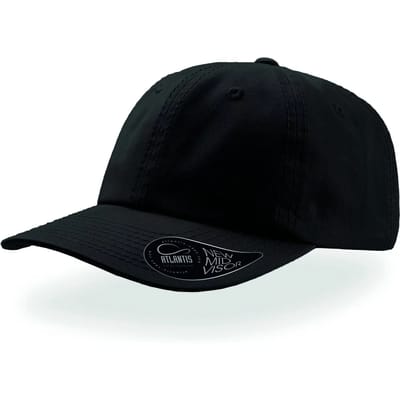 Atlantis Headwear Dad Hat - Baseball Cap AT409 - Black - One size