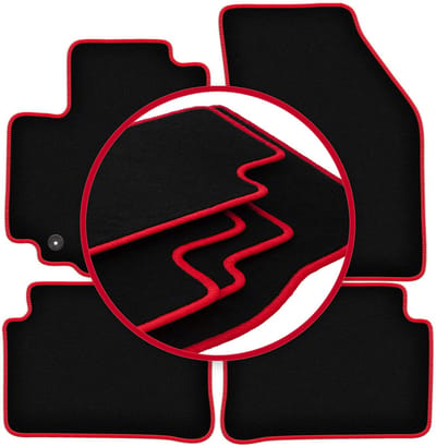 CARLUX-RED automatten voor: Suzuki Splash hatchback (2008-2014)
