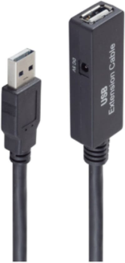 shiverpeaks BS13-29075 USB-kabel USB 2.0 10 m USB A Zwart
