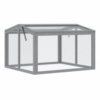 M-Goods - Kweekkas - Tuinkas - Kweekbak - Mini Broeikas met Openklapbaar Dak - Houten Kweekkas 90x80x58 cm