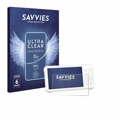 Savvies - Screenprotector voor Momcozy Videobabyphone BM01 5" - Folie Beschermfolie transparant 6 Stuks