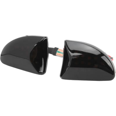 LED Zijmarkeringslicht Richtingaanwijzer met Rookkleurig Kap Vervanging voor Benz Smart W451 2007‑2014 black
