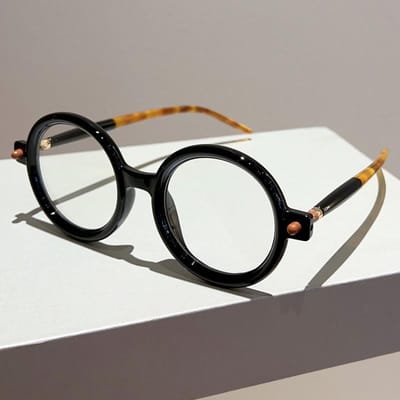 Populaire Klassieke Ronde Zonnebril Dames Voor Heren Stijlvolle Zonnebril Punk Premium Designer Bril Grote Montuur Bril UV400 Bescherming