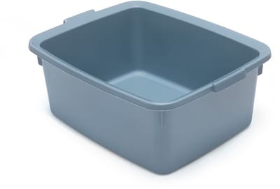 Grote spoelbak met 12 liter inhoud - eenvoudig te reinigen - BPA-vrij plastic - 1 stuk