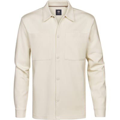 Petrol Industries - Heren Overshirt van sweatstof Camino - Wit