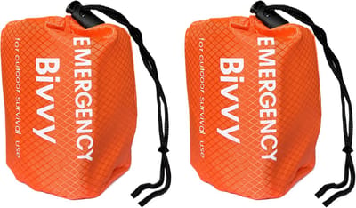 Set van 2 Nood Slaapzakken – Overlevings Bivakzak, Reddingsdekens, Outdoor Camping & Wandelen