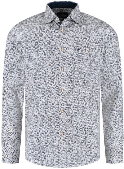 Fellows United Shirt lange mouw mini print st Rust (52.6556 - 152)