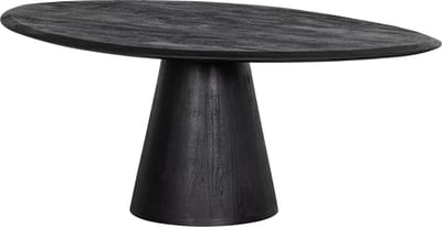 WOOOD Posture Salontafel - Hout - Zwart - 47x120x80