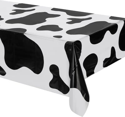 360 DEGREES - Koeien plastic tafelkleed 127 x 274 cm voor feestdecoratie