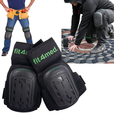 FIT4MED FIT-941 - Gelkniebeschermers - Zwart - Ergonomisch