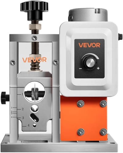Elektrische Kabelstripper - 1,5-40 mm - Automatische Draadstripper - 400W - 15 m/min - Kabelstripmachine met V-vormige Wielen - Krachtige Draadstripmachine voor Recycling - Geschikt voor Verschillende Kabeldiameters - Snel & Efficiënt Kabels Strippen
