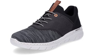 Rieker herenslipschoenen zwart
