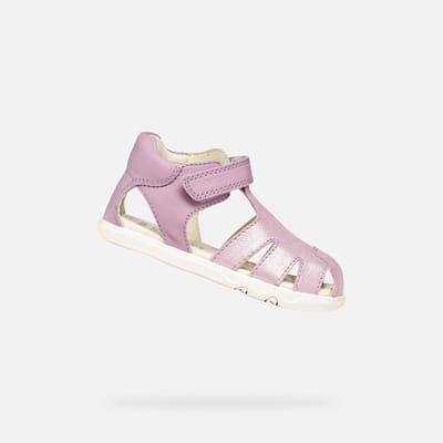 GEOX SANDAL STEPPIEUP PEUTERMEISJES Sandalen - LILA - Maat 23