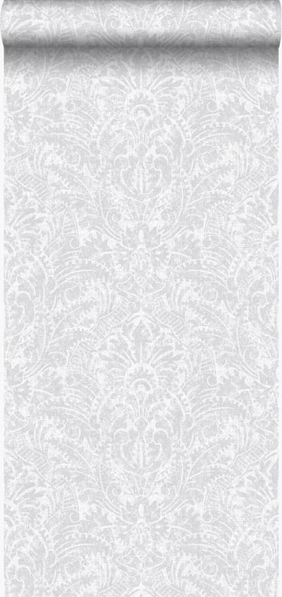 Origin Wallcoverings behang ornamenten lichtgrijs - 53 cm x 10.05 m - 347305