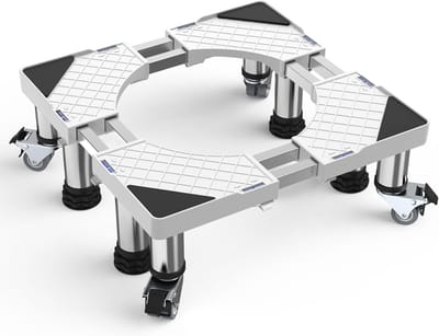 Verstelbare Wasmachineverhoger - Stabiel Onderstel voor Wasmachine, Droger, Koelkast en Vriezer (47-67 cm)