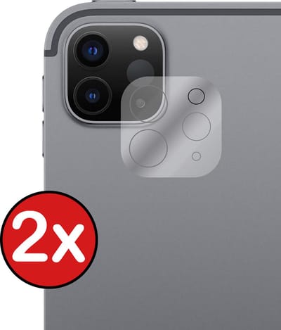 Camera Lens Protector - 2 Stuks - Geschikt voor Apple iPad Pro (2022) - 11 inch - 4e generatie - Camera Screenprotector - Beschermglas - Gehard Glas - Tempered Glass - Screen Protector