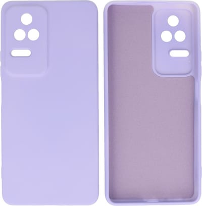 Fashion Backcover Telefoonhoesje - Color Hoesje - Geschikt voor Xiaomi Poco F4 - Paars