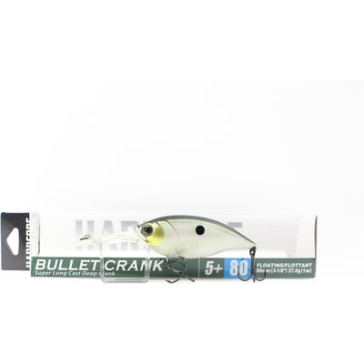 Yo Zuri Duel Hardcore Bullet Crank 5+ 80F Drijvend kunstaas R1421-GGZS (1504) white