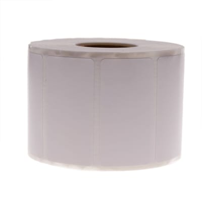 BeMatik - Rol van 1100 zelfklevende etiketten voor thermische transferprinter 50,8x25,4 mm