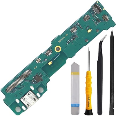JHUBERS - USB Oplaadpoort - Micro USB Dock Connector - Perfecte Reparatie - 9.7 Inch - Compatibel met Galaxy Tab S2 - Inclusief Gereedschap - Model...