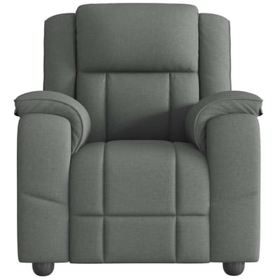 vidaXL - Massagestoel - in - donkergrijze - stof