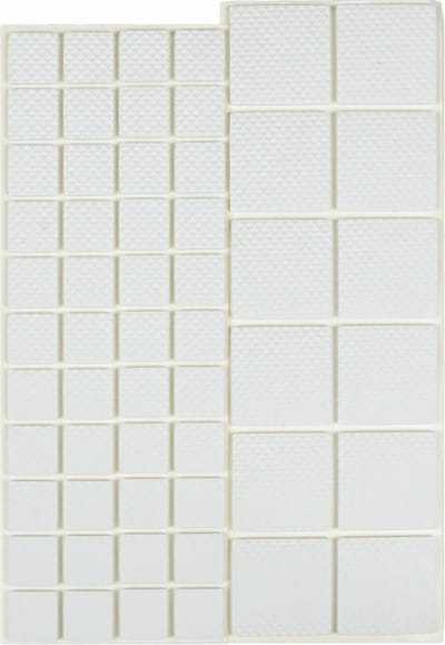 Anti Kras Rubber - Antikrasvilt - 56 Delig - Wit