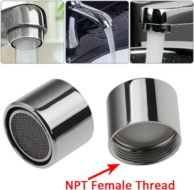 Kraan Beluchter Vervanging Vrouwelijke Kraan Tap Beluchters Nozzle voor Keuken Badkamer Kraan Waterbesparende Bubbler (NPT Vrouwelijk 24mm)