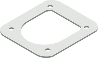 ProPlus Montageplaat - 105 x 118 mm - Plaatstaal - Bevestigingsplaat