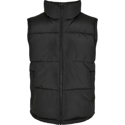 Urban Classics - Block Gewatteerd jack - S - Zwart