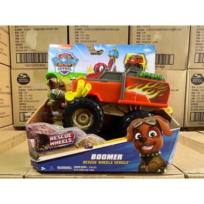 100% Originele Rescue Wheels Chase Marshall Rocky Roxi Skye Boomer Zuma Rubble Voertuig Speelgoed met Verzamelfiguurtje