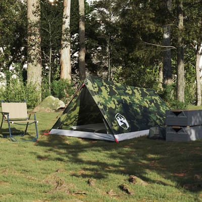 Vidaxl Tente de Camping, 2 Personnes, Camouflage, Imperméable