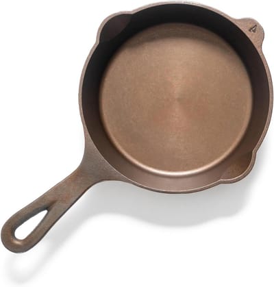 Gietijzeren Koekenpan - Koekenpan Gietijzer - Dagelijks Koken - Gemaakt in de VS - 18 cm - Grijs