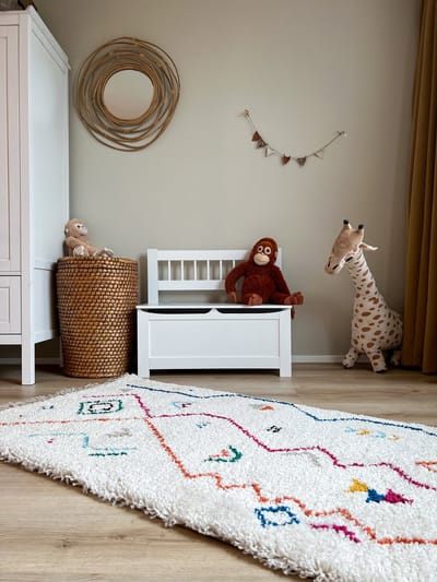 Kindervloerkleed Aztec Multi 80 x 150cm Mrcarpet