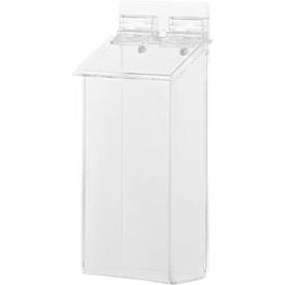 Outdoor-folderhouder, transparant, voor DIN lang, B 135 x D 80 x H 290 mm