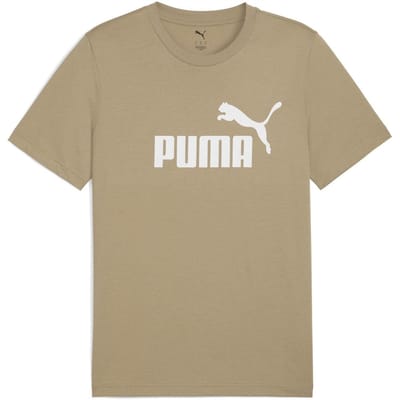 Puma ESS No.1 Logo T-shirt voor heren, regular fit (Ijskoffie)