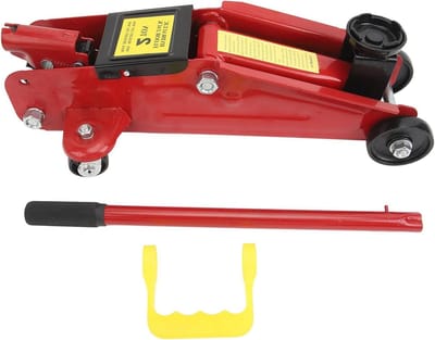 Hydraulische Autokrik - Vloer Krik - Onderhoud Voertuigen - 2 Ton Hefvermogen - 135-320 mm - Zwart