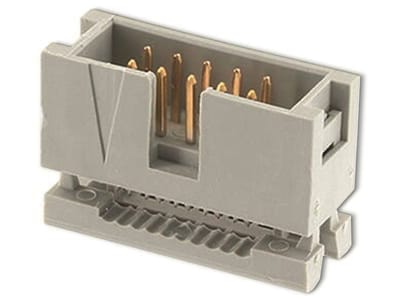 econ connect WSK10G, DIN 41651, Grijs, Geelkoper, Polybutyleentereftalaat (PBT), 1000 V, 20 mΩ, 3 A