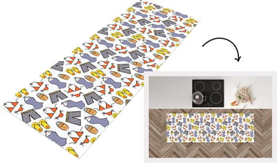 Keukenloper - Loper keuken - Badkleding - Patronen - Zomer - 150x50 cm - Keukenloper vinyl