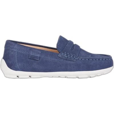 GEOX NEW FAST JONGENS Loafers - MARINEBLAUW/WIT - Maat 31