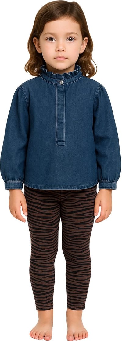 Envie de fraise Legging met zebraprint voor meisjes, moeder-dochter capsule ENVIE DE FRAISE