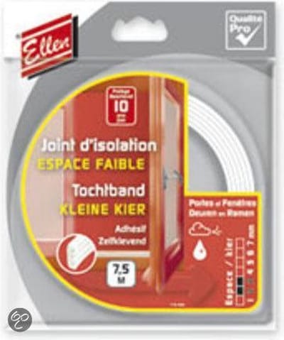 Ellen Tochtband K-Profiel Br 9 x 3 7.5M