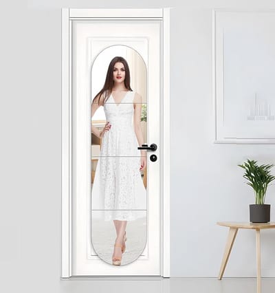 Zelfklevende Spiegel Tegels Set van 4 - Onbreekbaar Acryl voor Badkamer & Woondecoratie