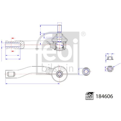 Spoorstangeind FEBI BILSTEIN 184606