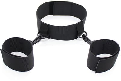 Smart Moves - Collar met Handboeien Combinatie - Zwart